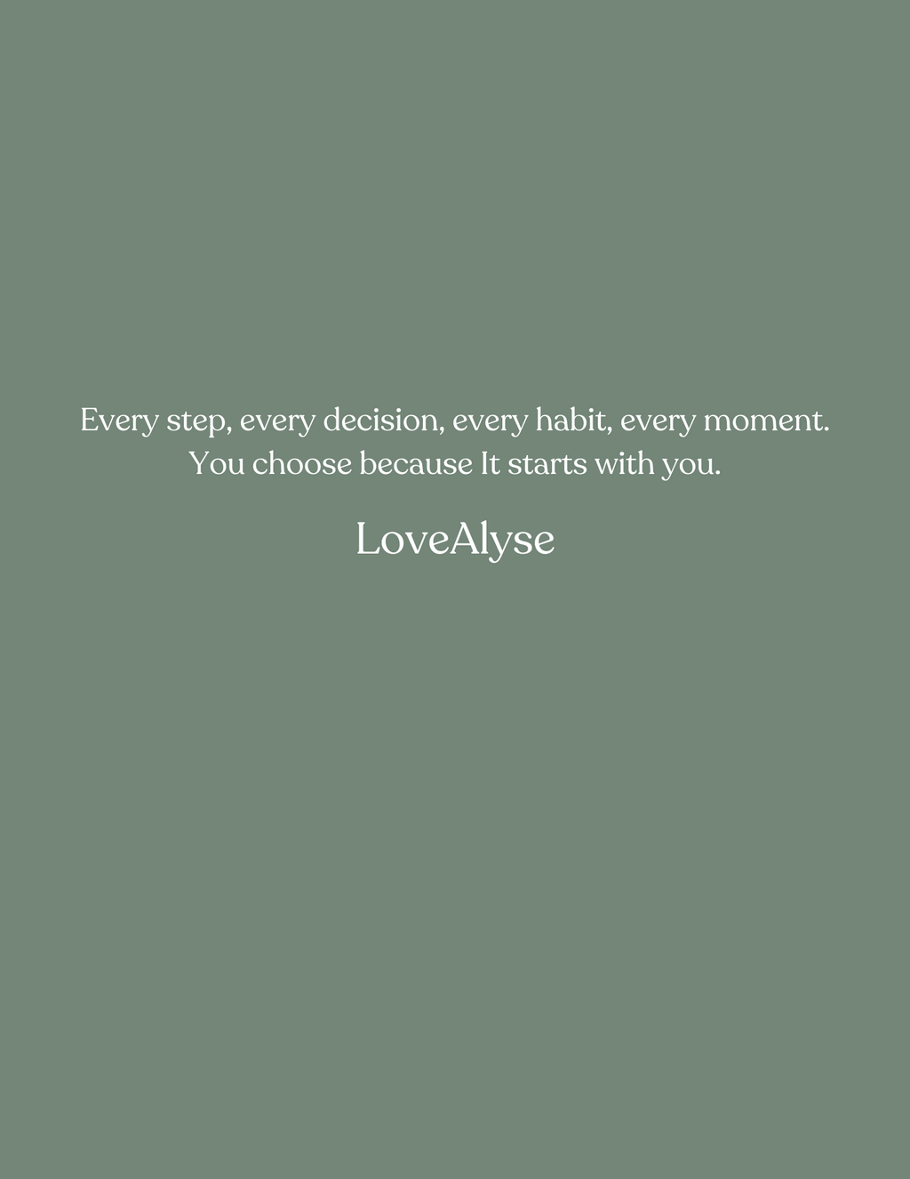 It All Starts With You | Morning & Evening Journal