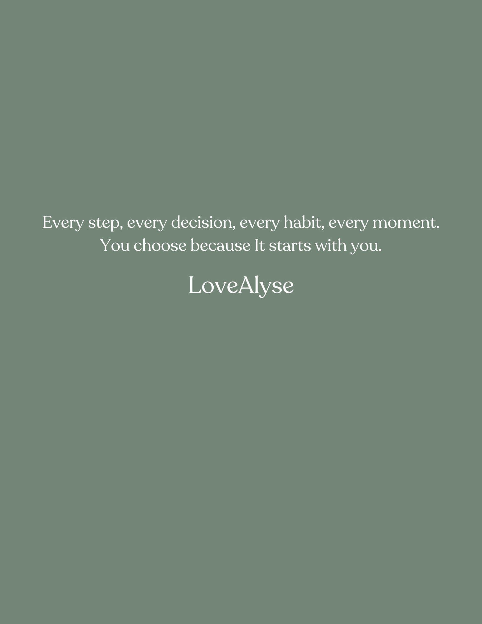 It All Starts With You | Morning & Evening Journal